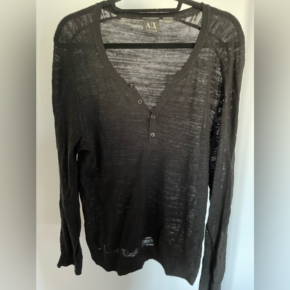 Armani Exchange Henley Sweater